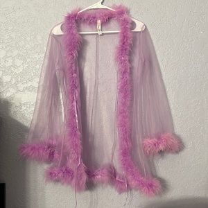 Feather robe